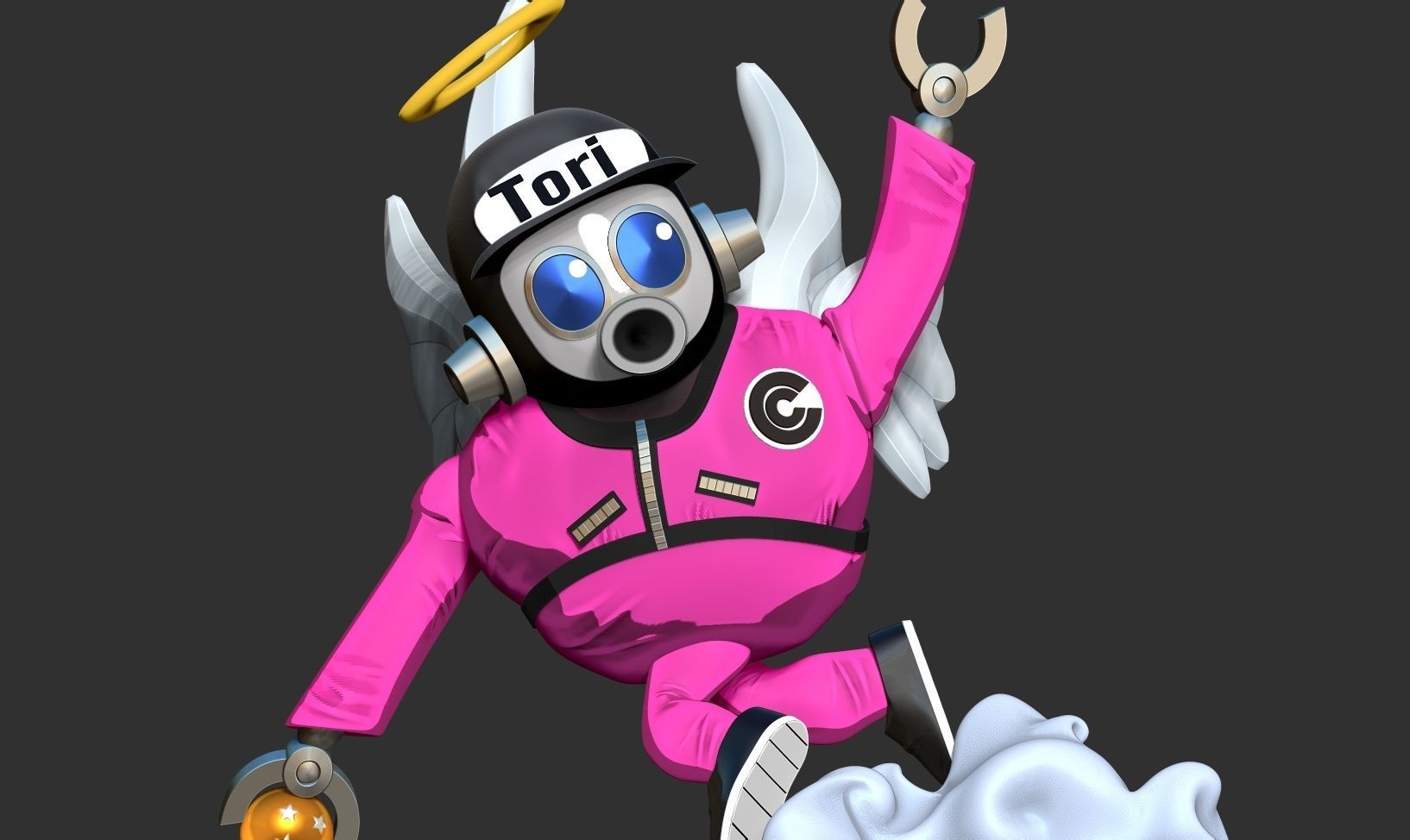 Toribot - Akira Toriyama 3D print model_5