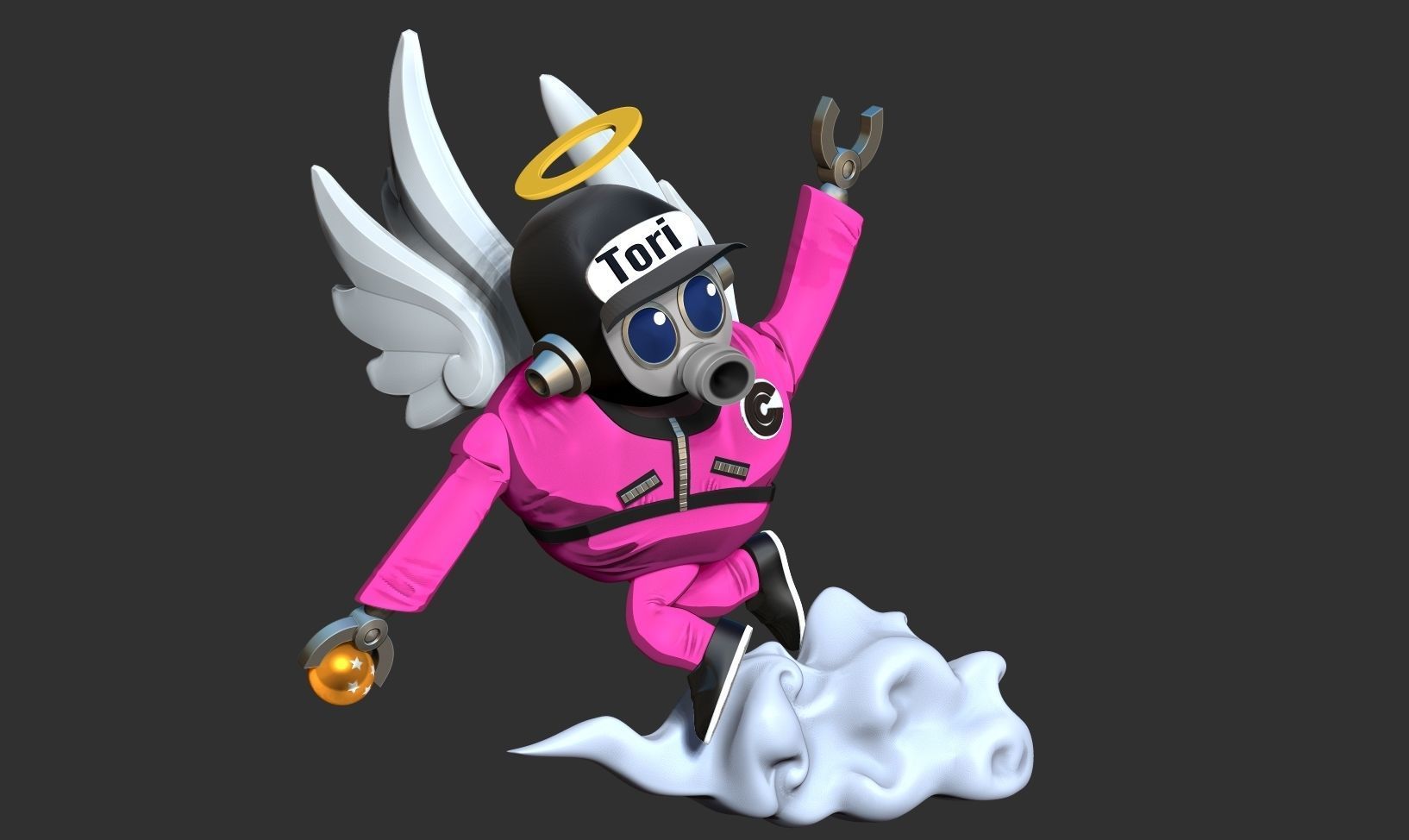 Toribot - Akira Toriyama 3D print model_13