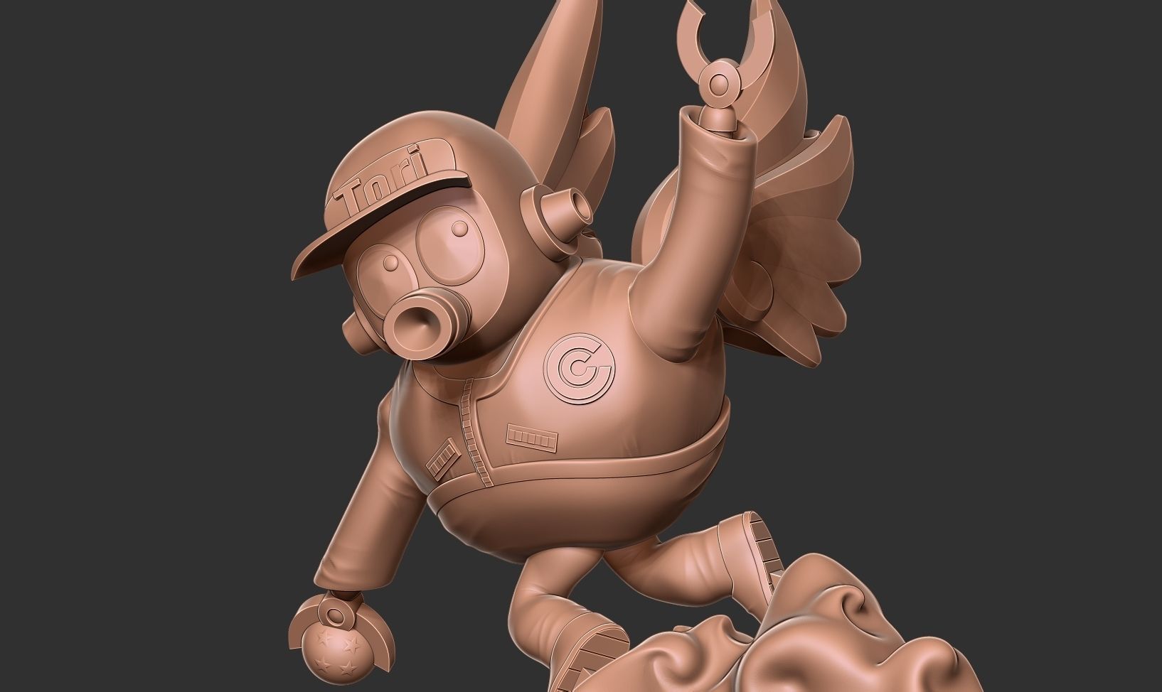 Toribot - Akira Toriyama 3D print model_7