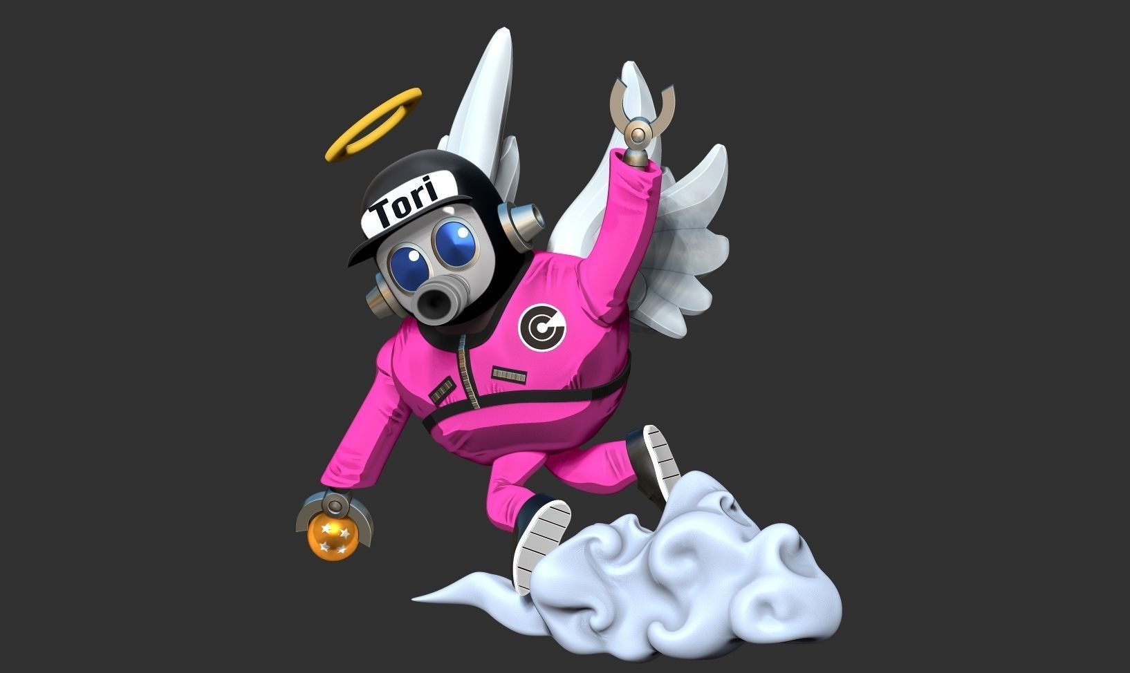 Toribot - Akira Toriyama 3D print model_9