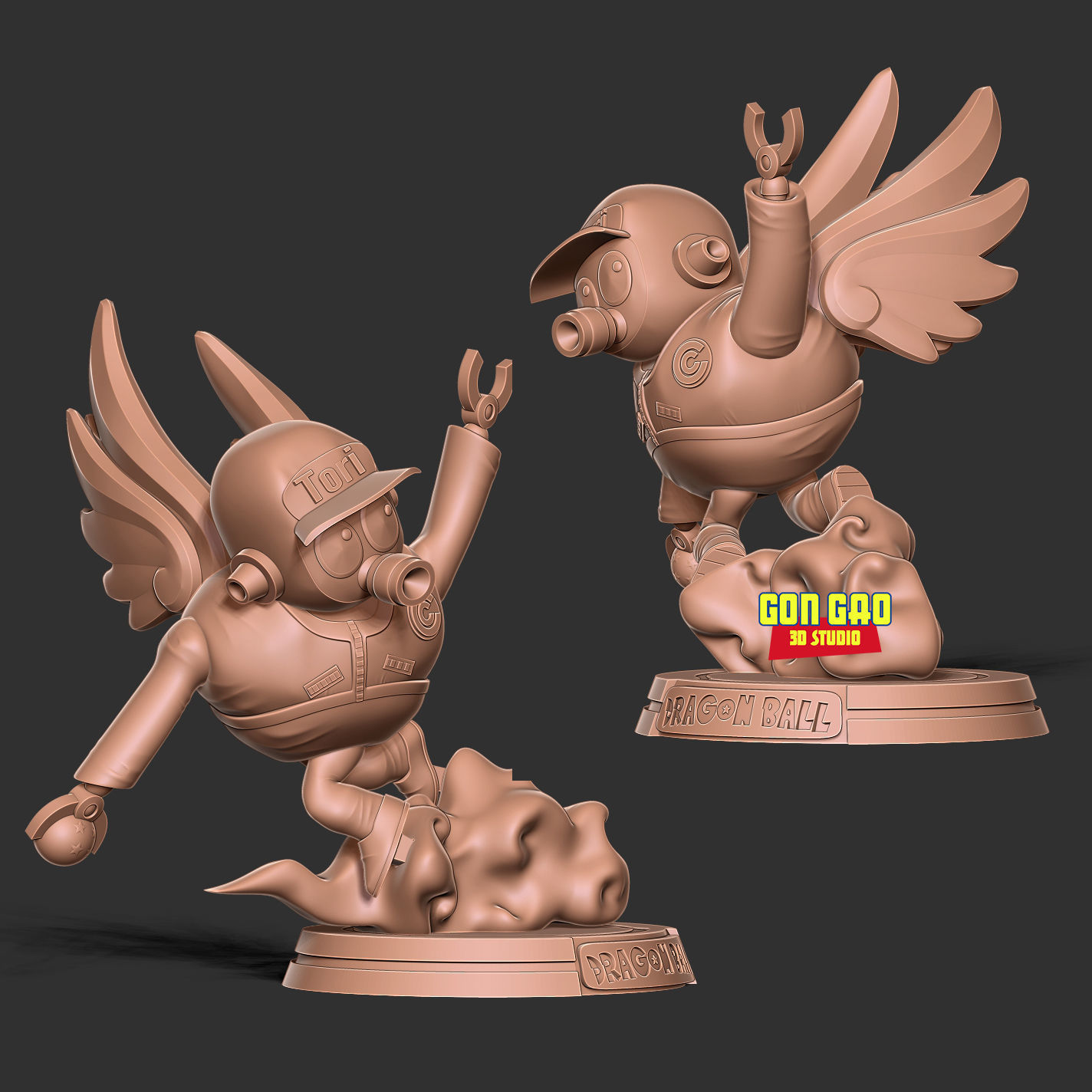Toribot - Akira Toriyama 3D print model_4