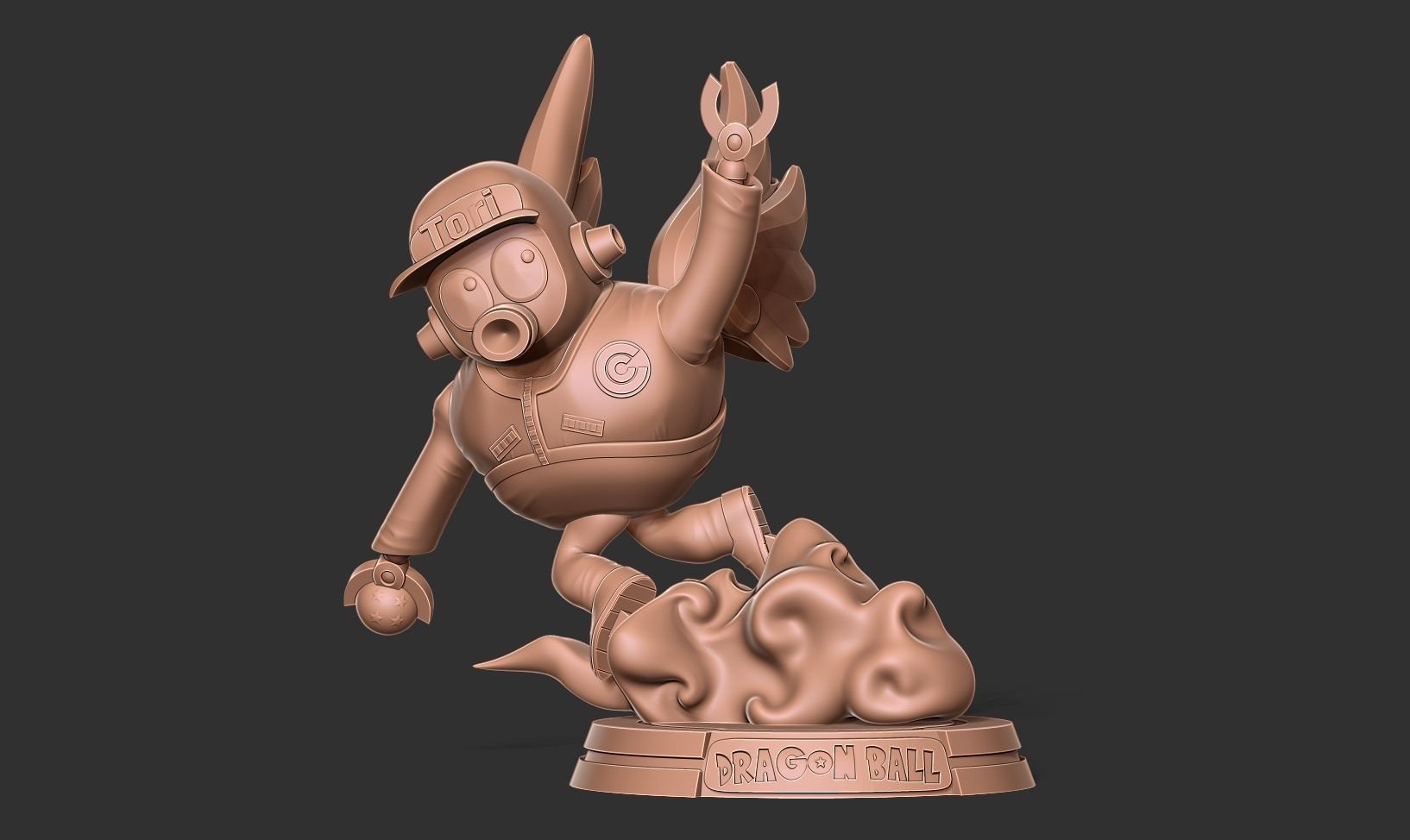 Toribot - Akira Toriyama 3D print model_10