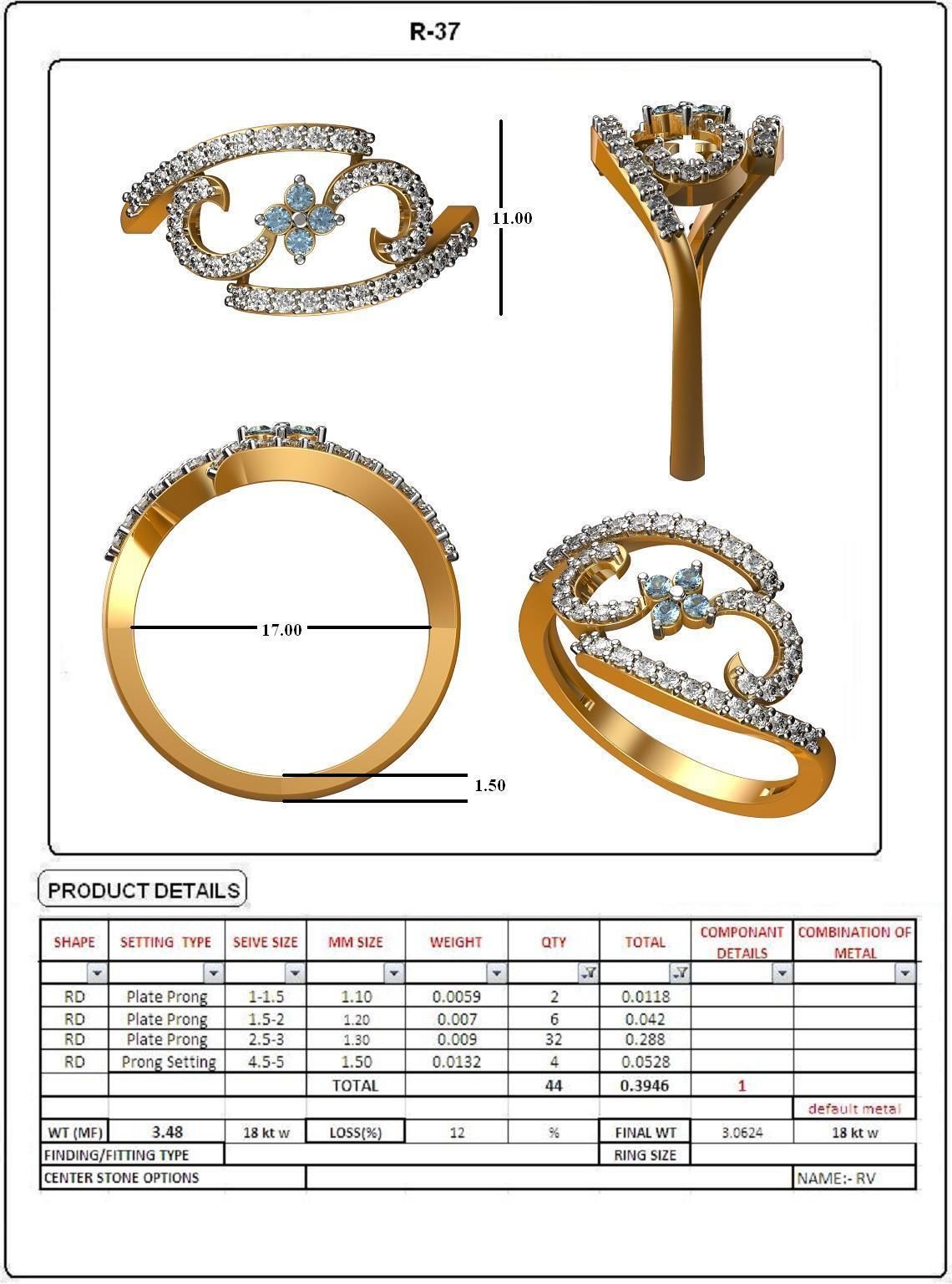 Gallant 31 3D print model_4