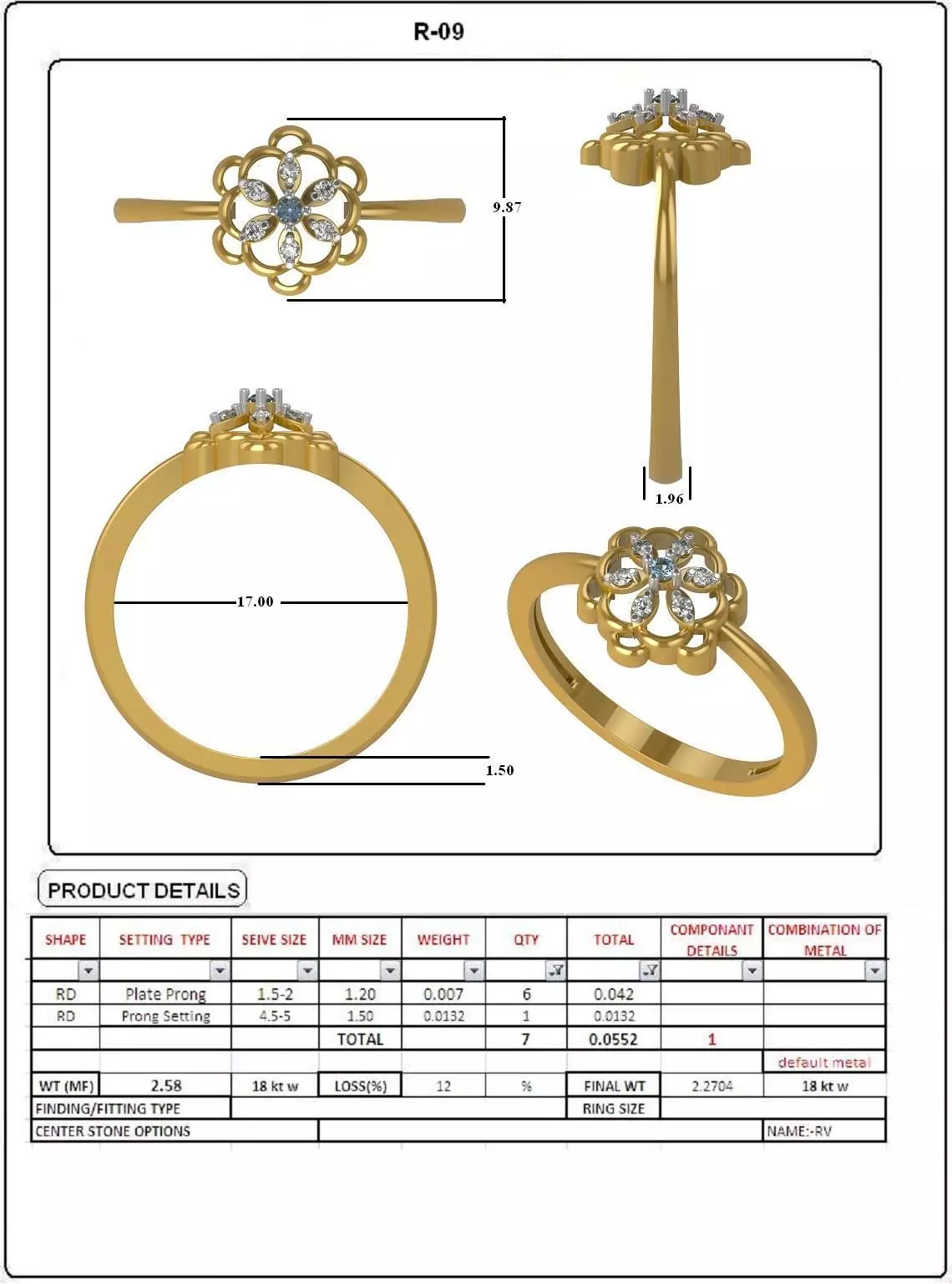Gallant 3 3D print model