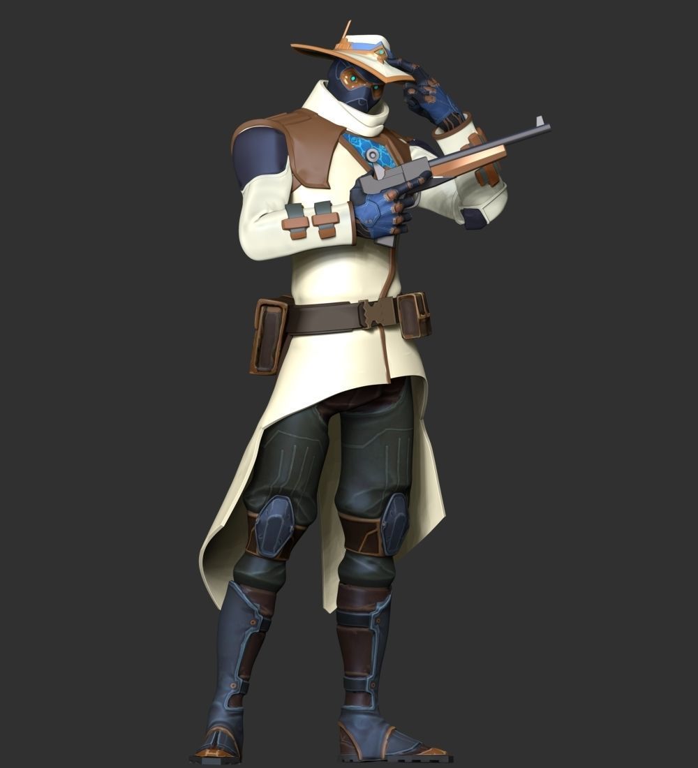 Cypher - Valorant 3D print model_7