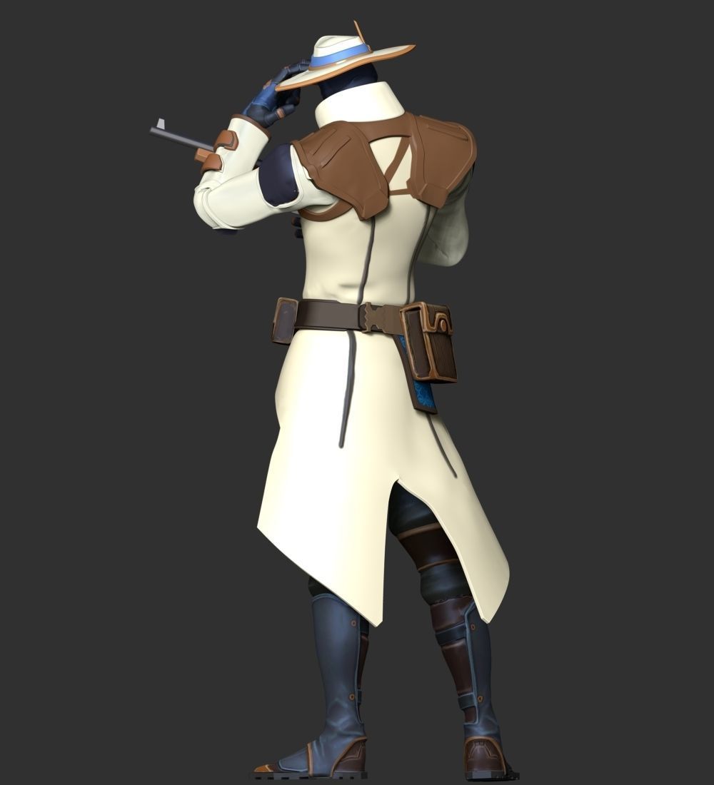 Cypher - Valorant 3D print model_9