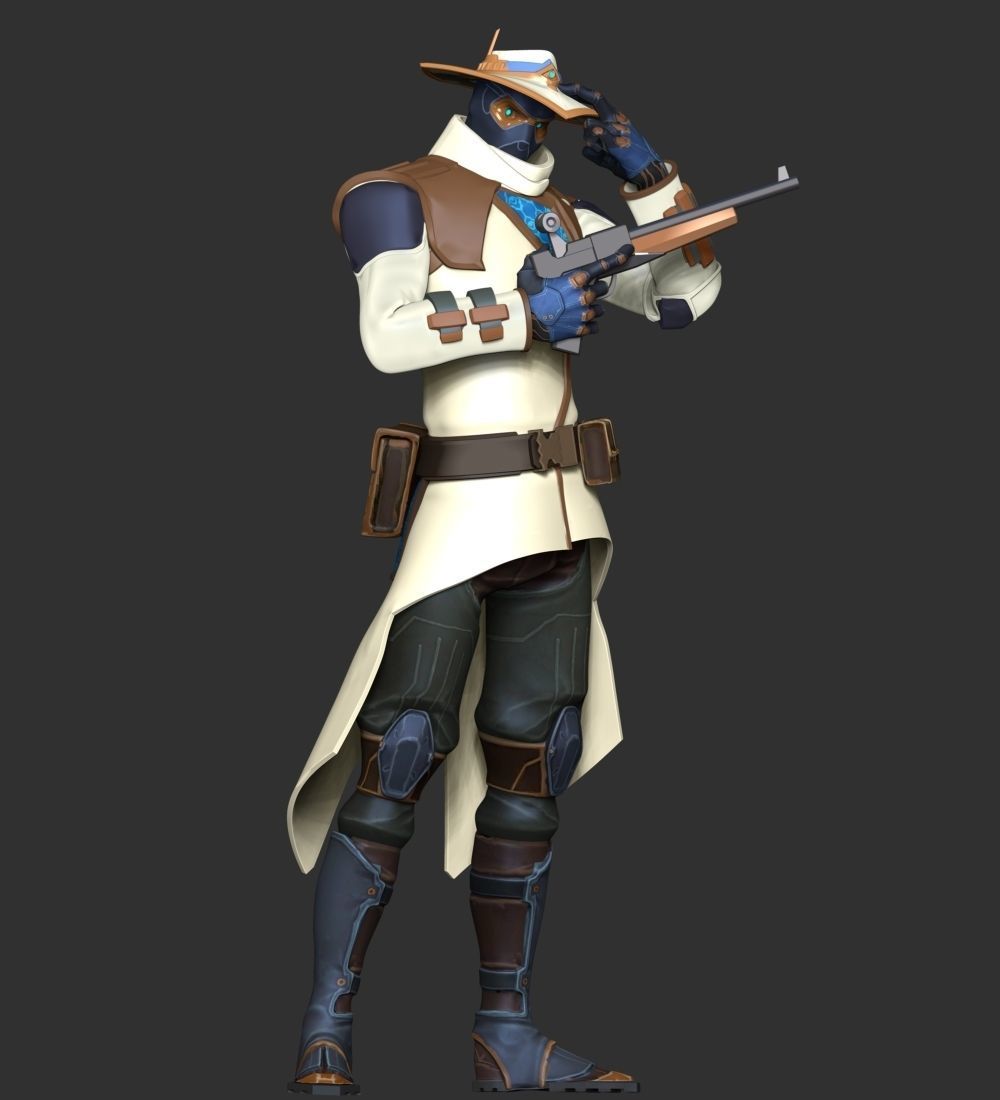 Cypher - Valorant 3D print model_4