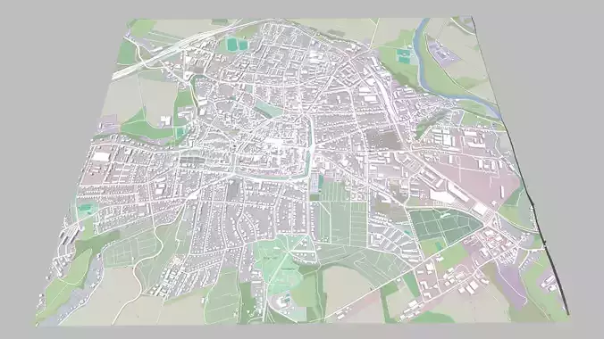 Cityscape Naumburg Germany