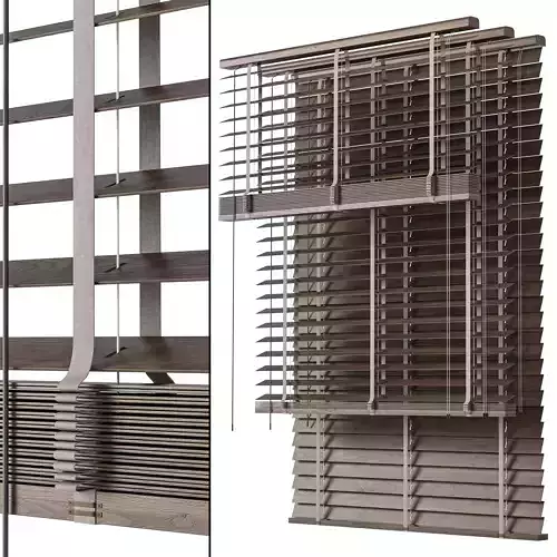 Wooden blinds Set 25