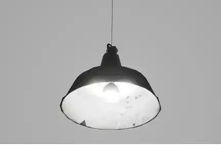 Pendent Light Low-poly 3D model