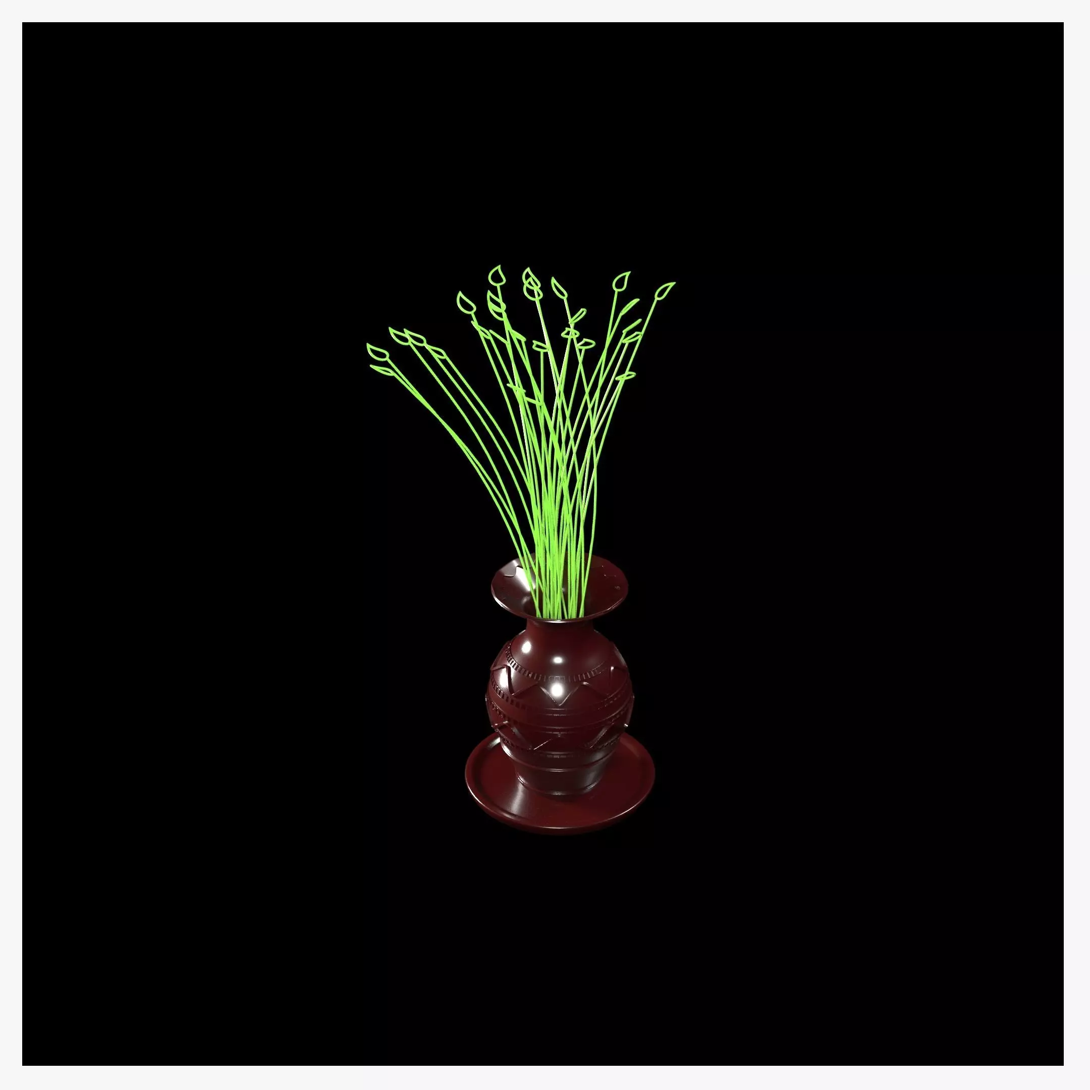 Flower Pot 3D print model_0