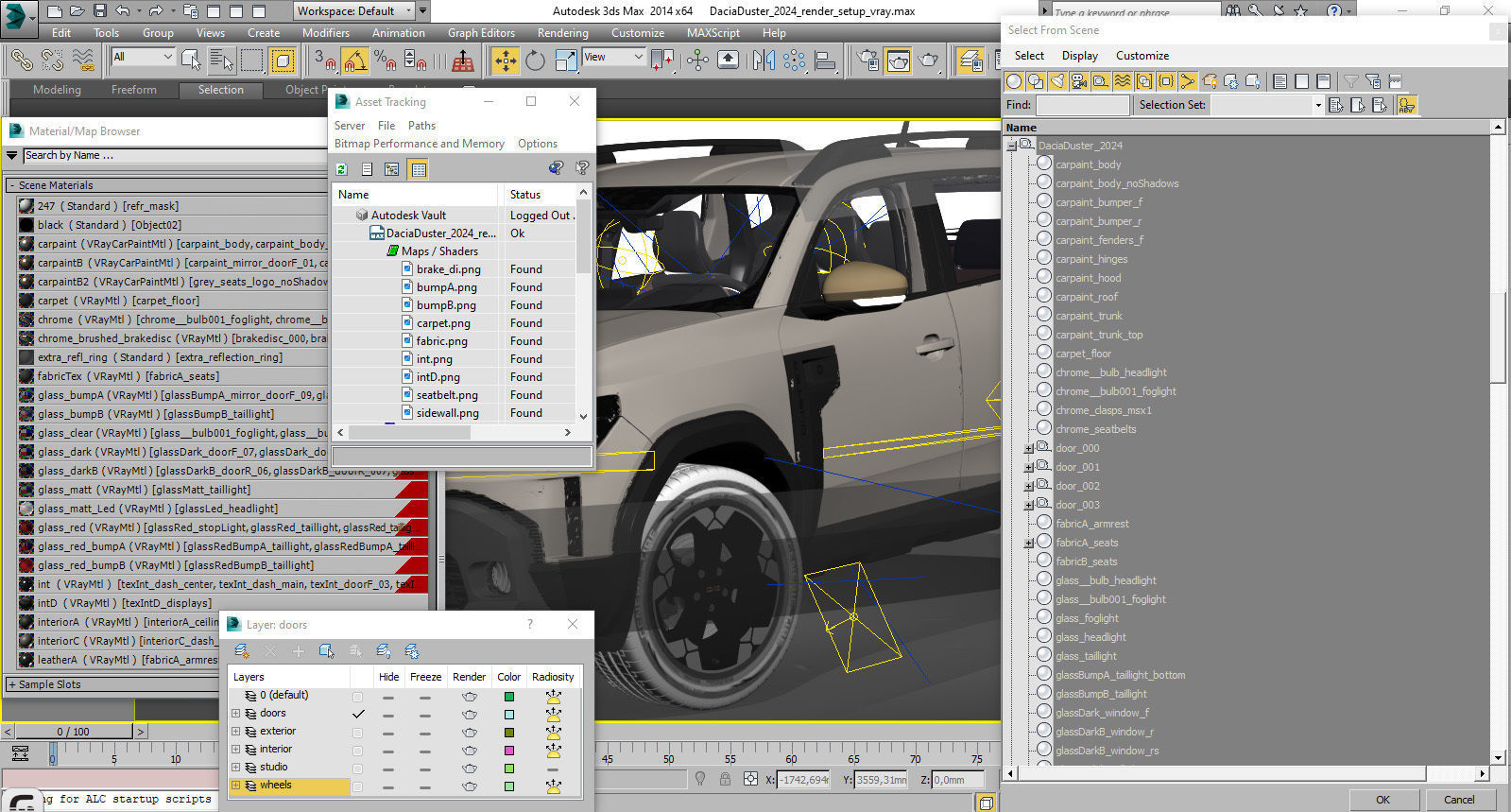 Dacia Duster 2024 3D model_37