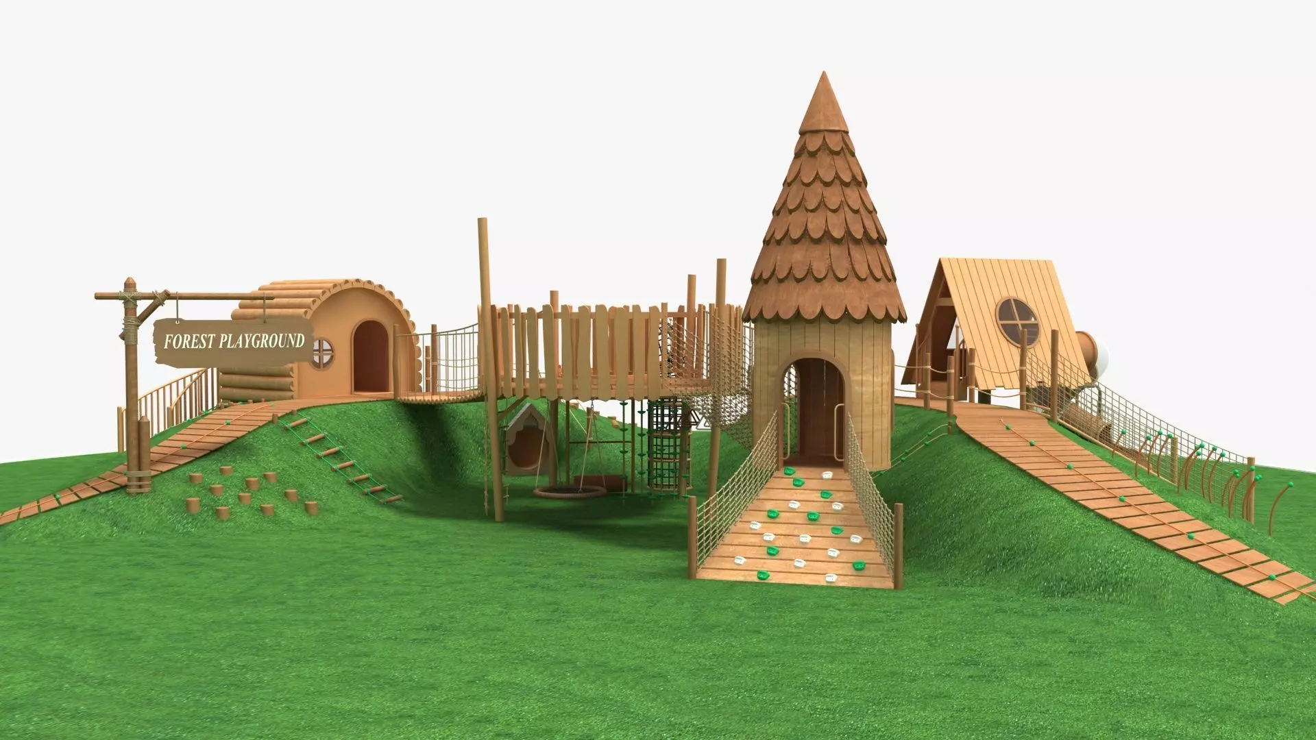 Forest Playground 3D model