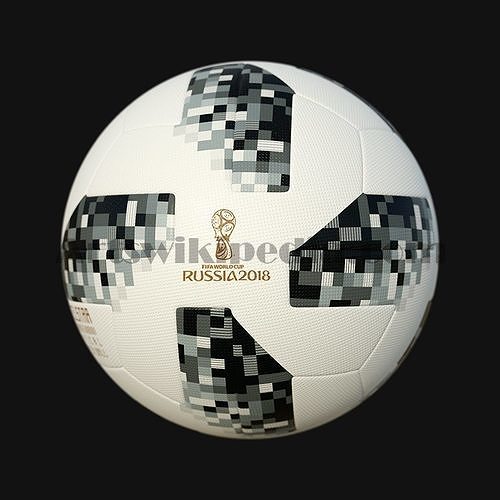 3D Telstar 18 official match ball 3D model