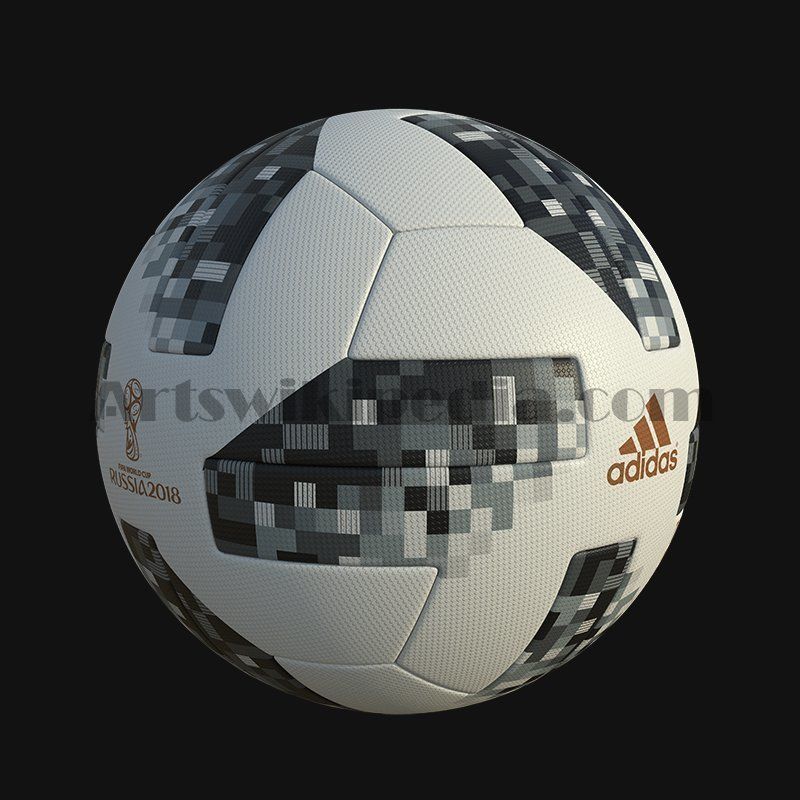 Telstar Model 3D Telstar 18 official match ball 3D model | CGTrader