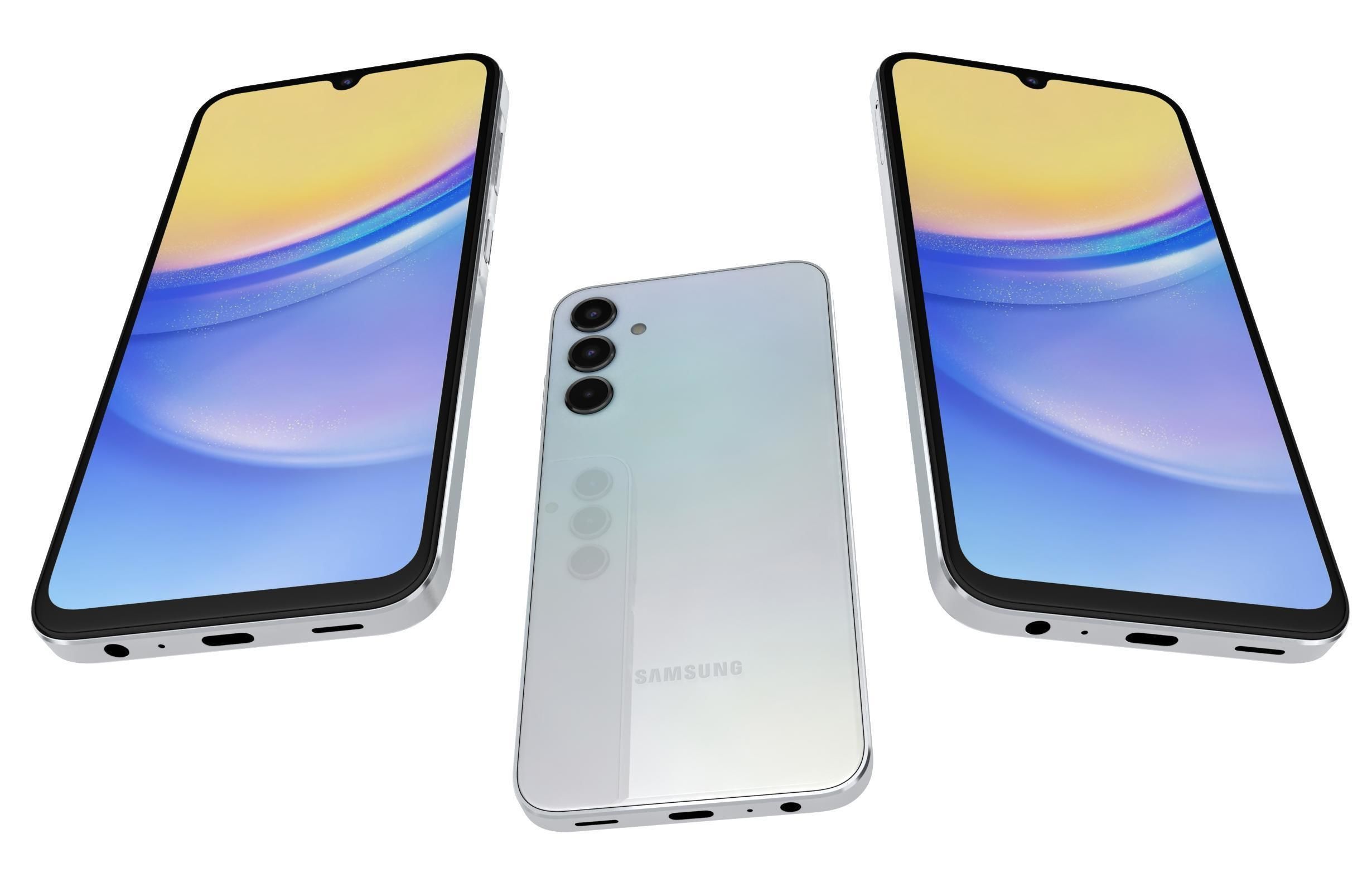 Samsung Galaxy A15 5G Optimistic Blue 3D model_2