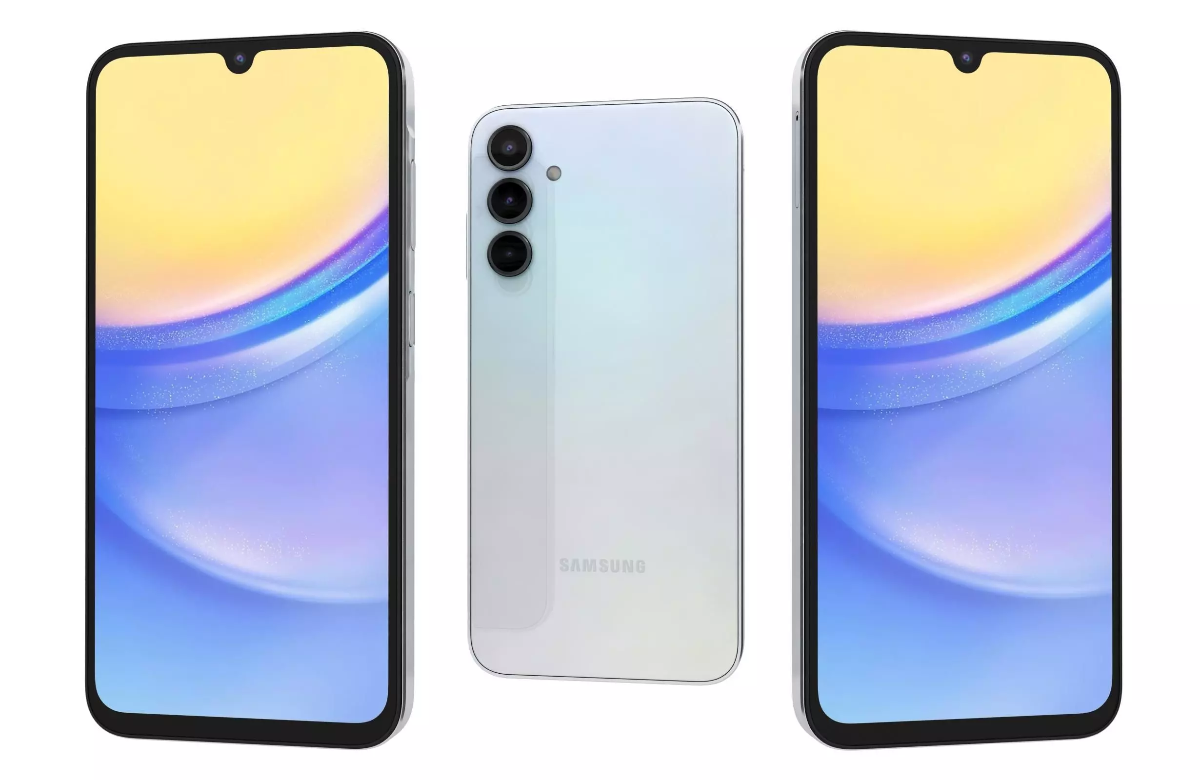 Samsung Galaxy A15 5G Optimistic Blue 3D model_0