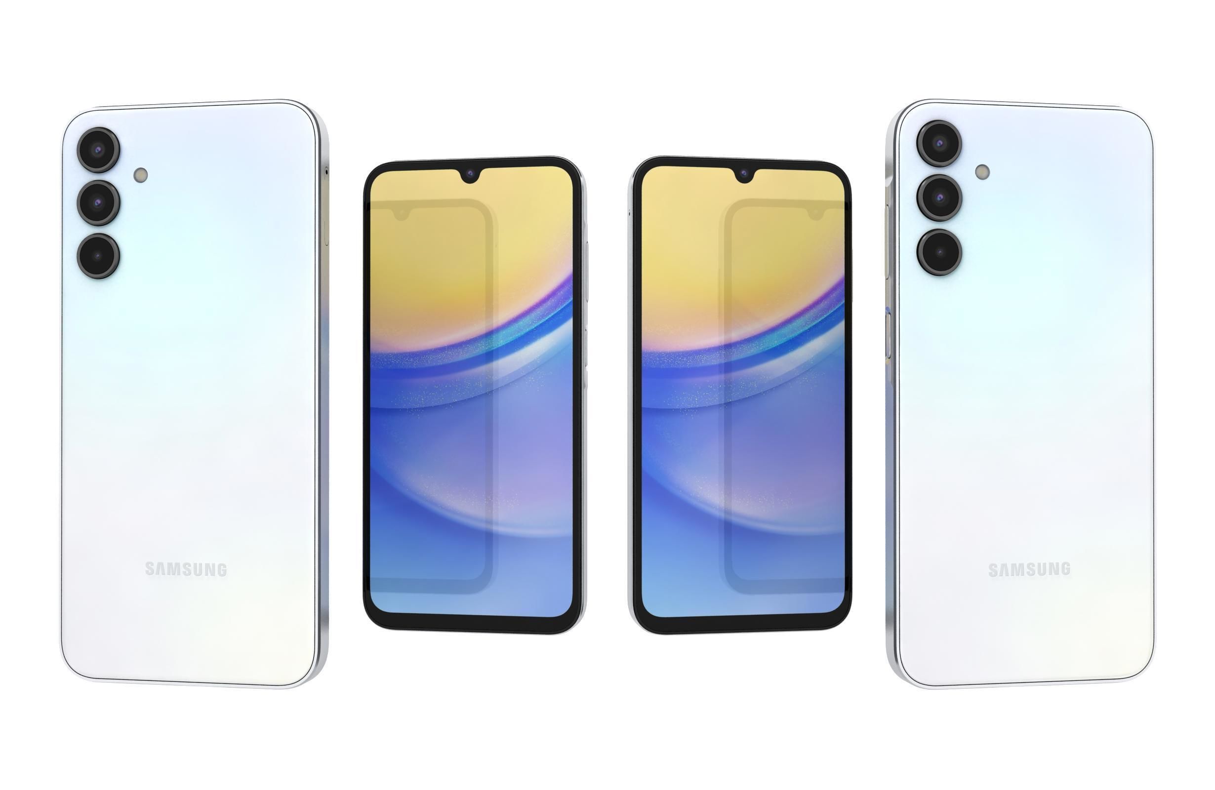 Samsung Galaxy A15 5G Optimistic Blue 3D model_3