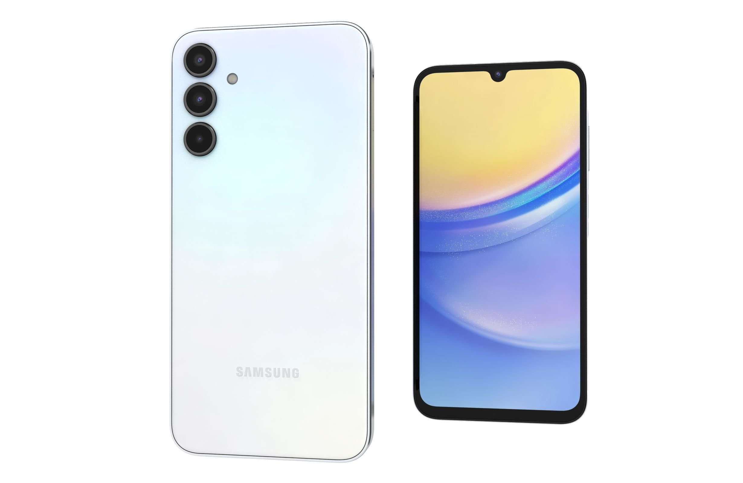 Samsung Galaxy A15 5G Optimistic Blue 3D model_4