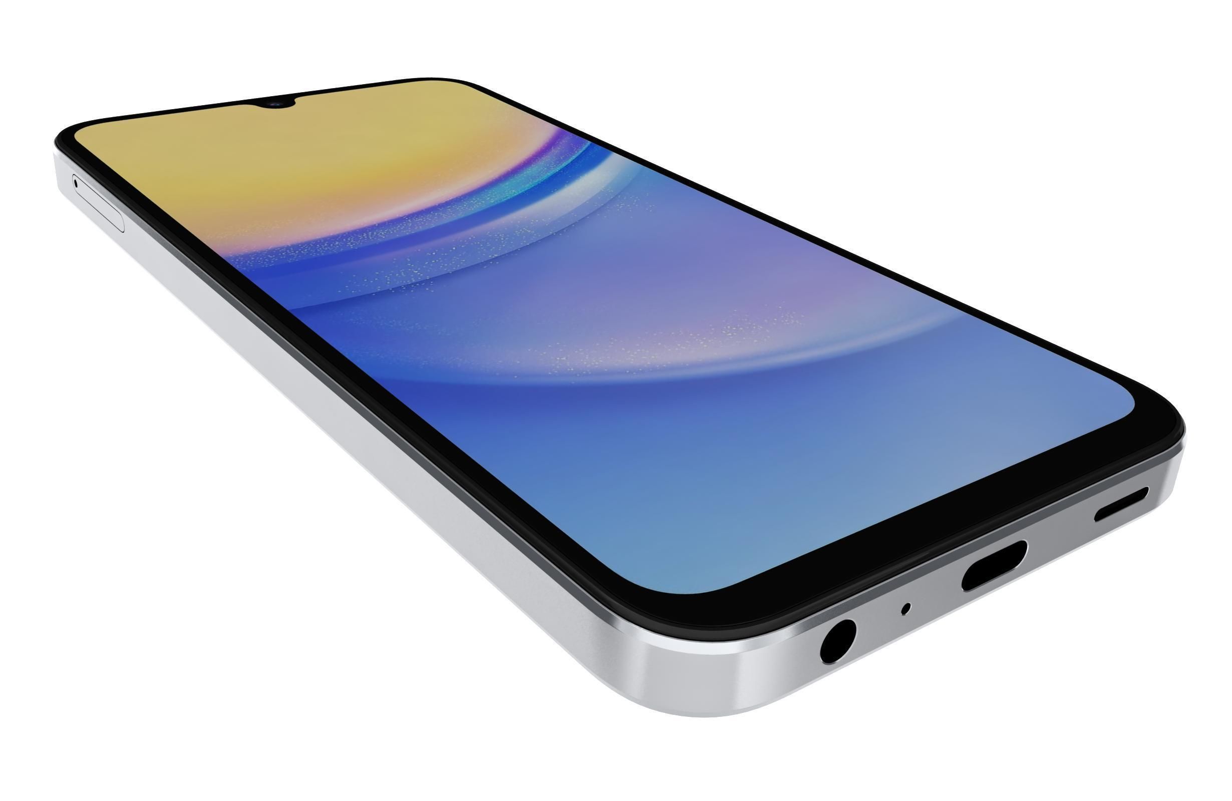 Samsung Galaxy A15 5G Optimistic Blue 3D model_12