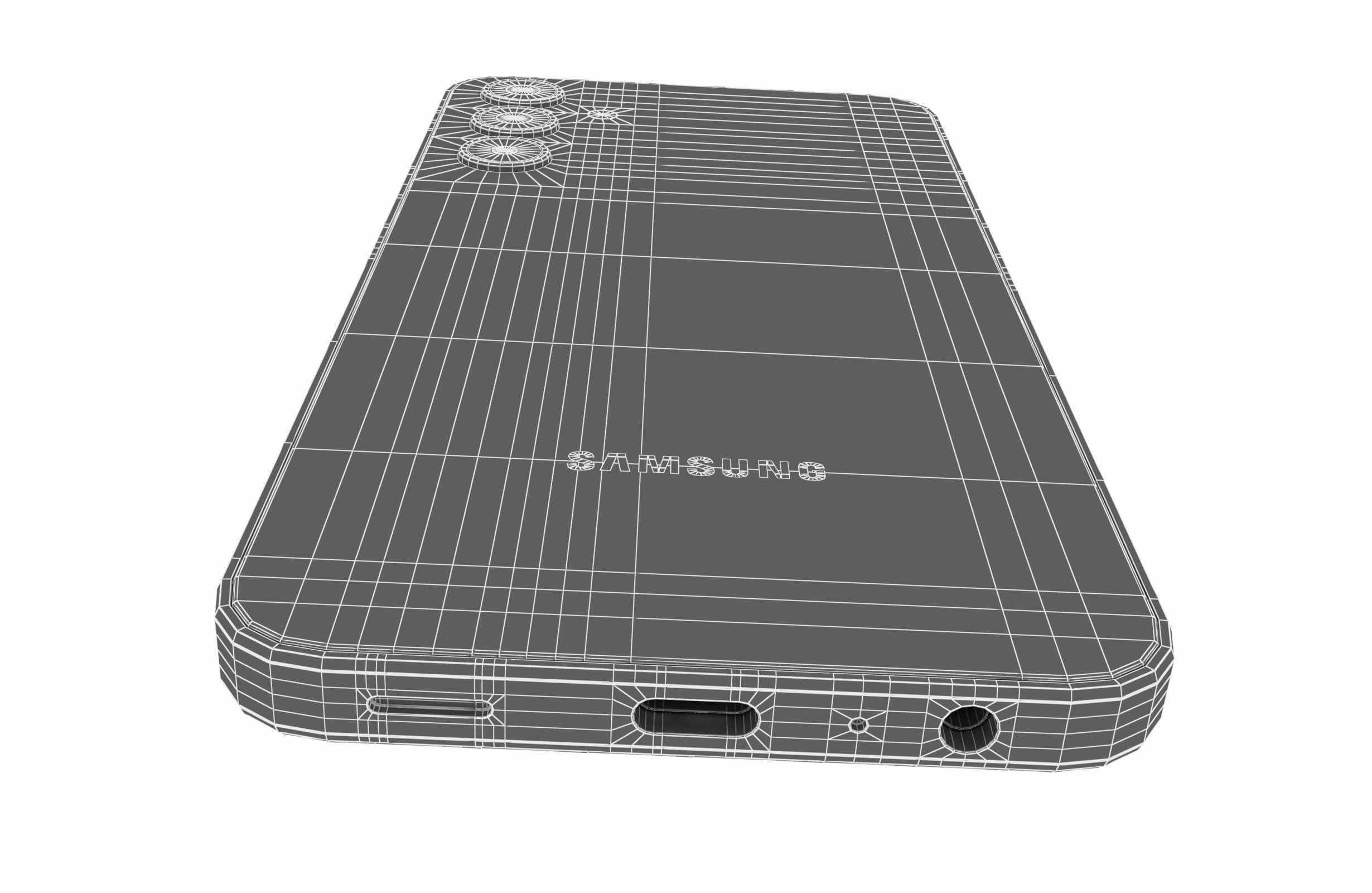 Samsung Galaxy A15 5G Optimistic Blue 3D model_21