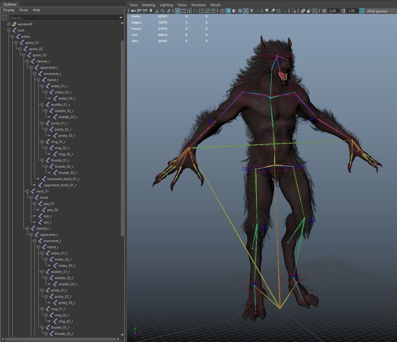 Mythical pack 01 Low-poly 3D model_20