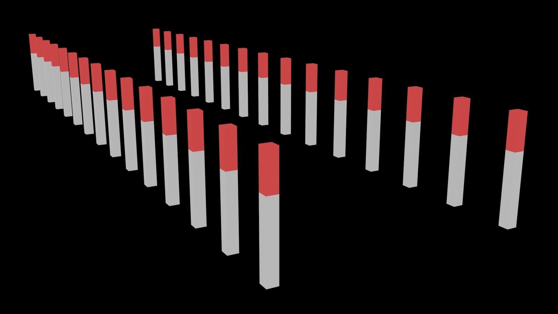 Low Poly Game Ready Safety Obstacles Low-poly 3D model_4