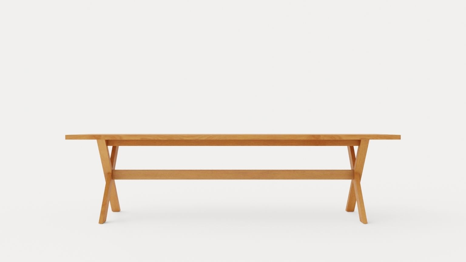 Noble dining table Low-poly 3D model_4