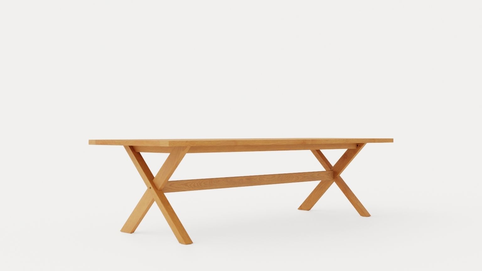 Noble dining table Low-poly 3D model_1