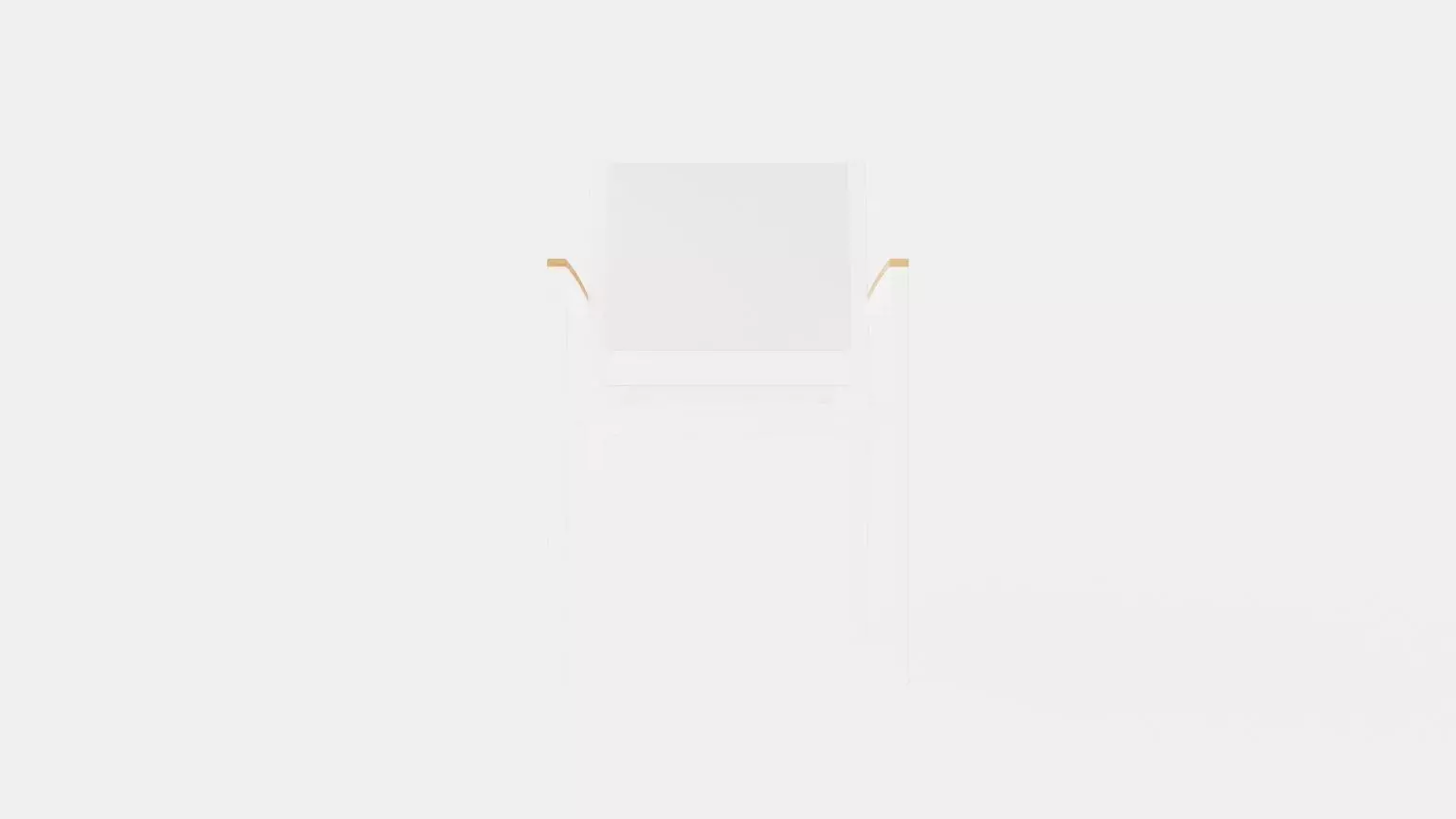 Twin stacking chair Low-poly 3D model_0