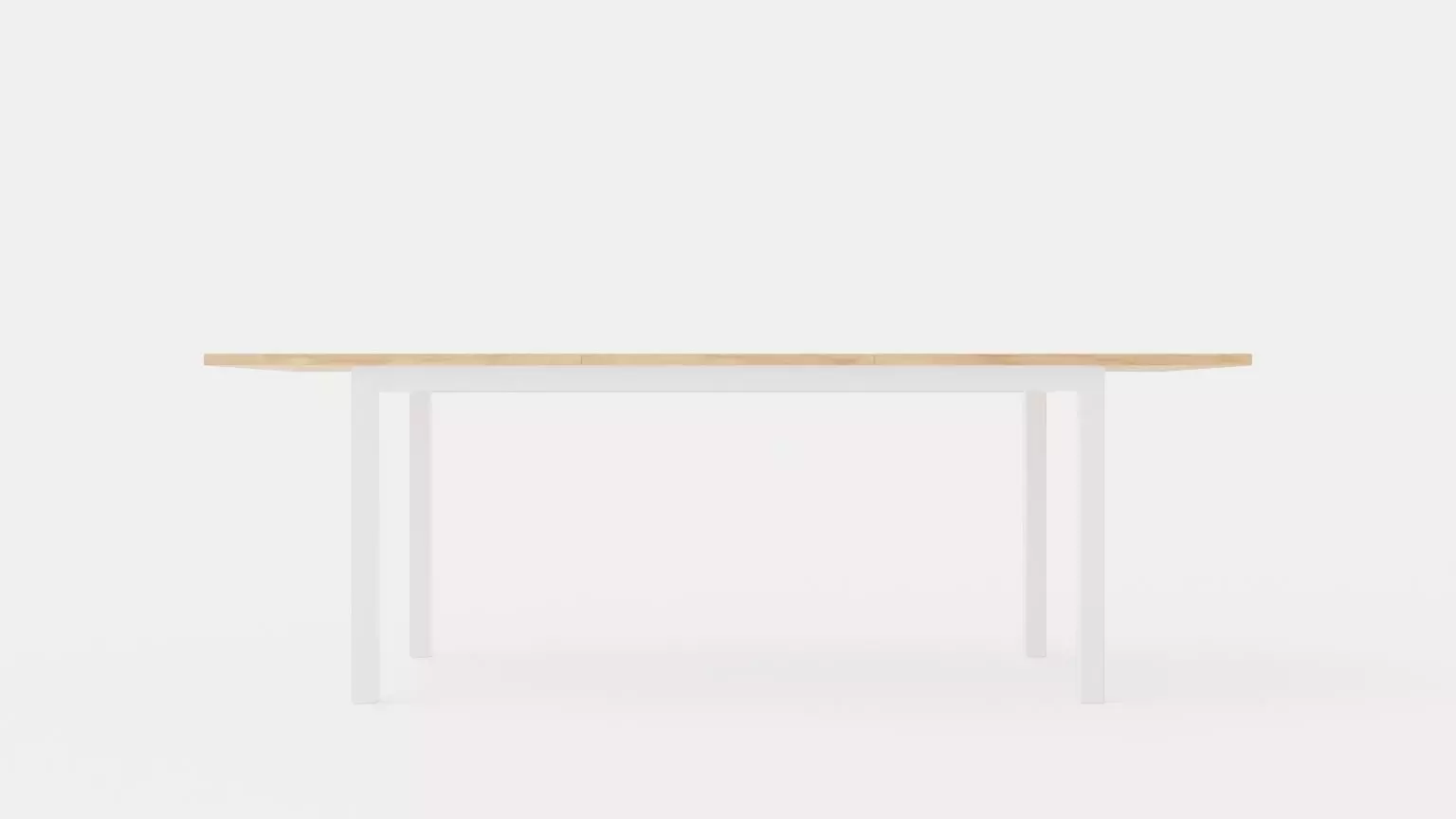 Twin dining table Low-poly 3D model_0