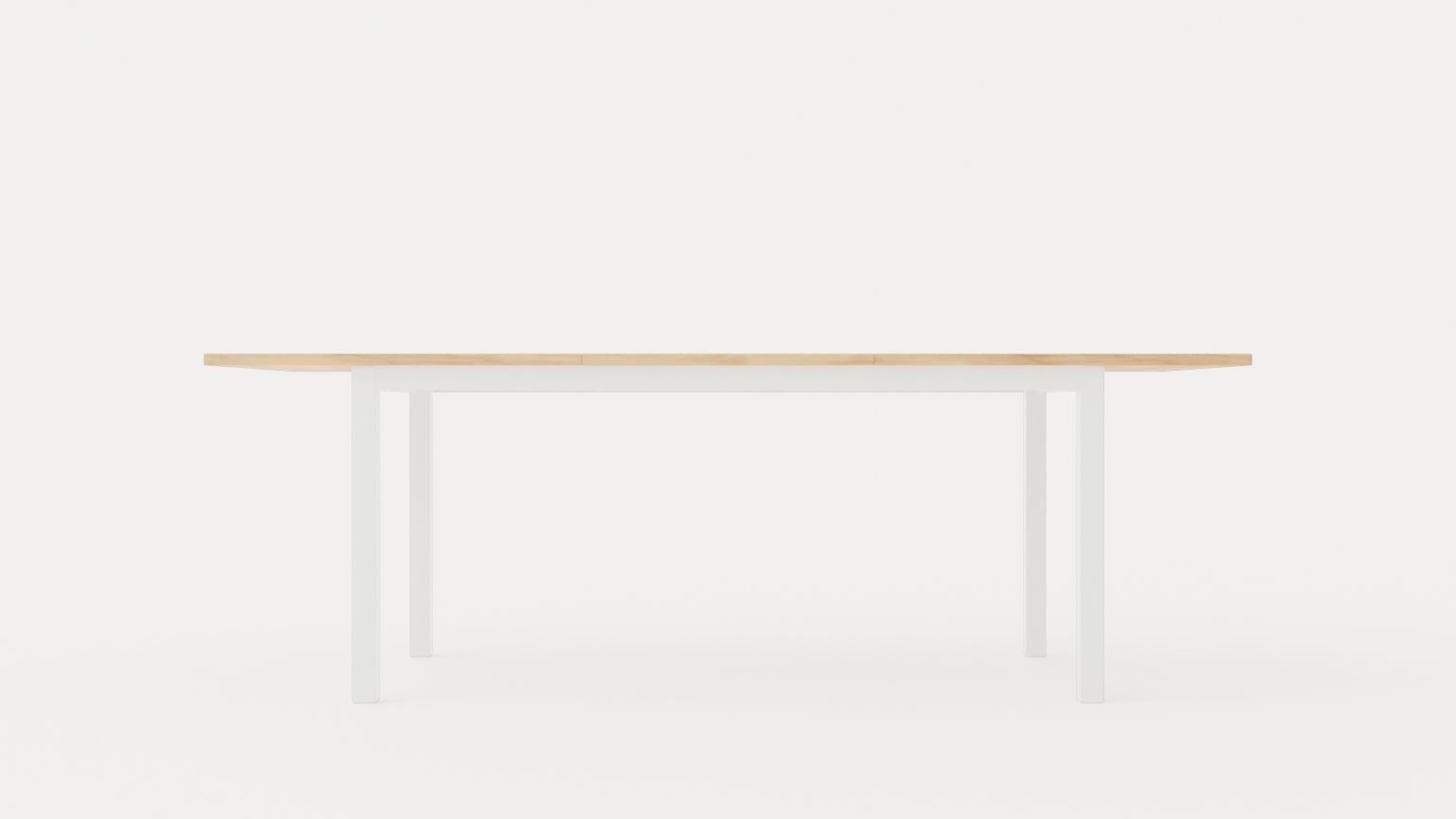 Twin dining table Low-poly 3D model_4