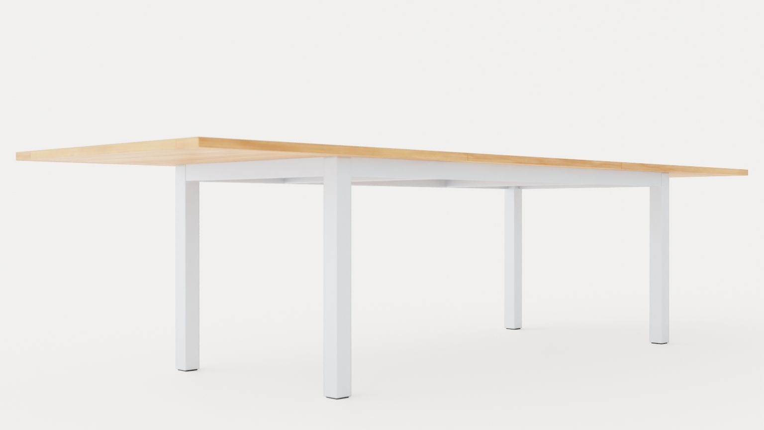 Twin dining table Low-poly 3D model_3