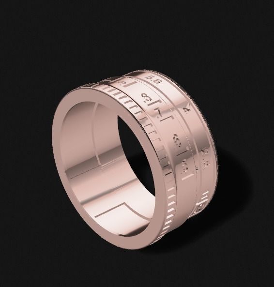 lenz ring 3D print model_12