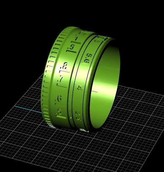 lenz ring 3D print model_16