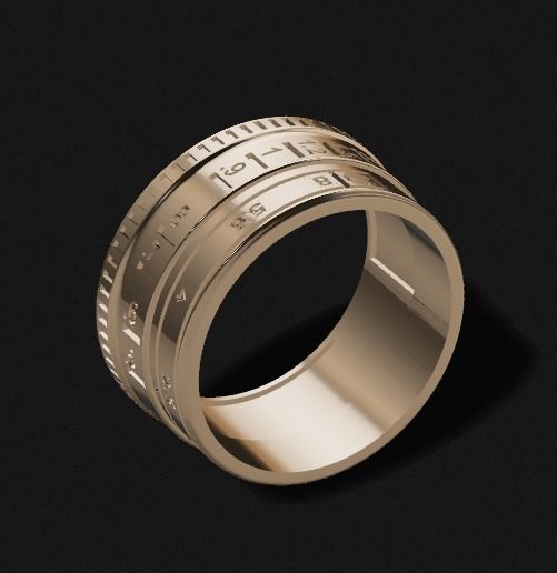 lenz ring 3D print model_6