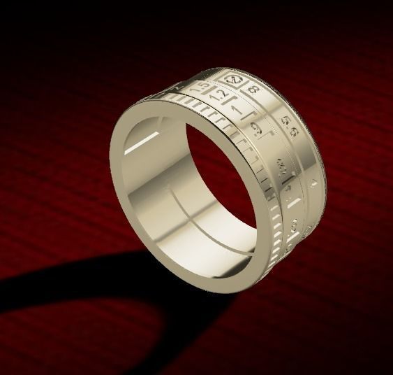 lenz ring 3D print model_2