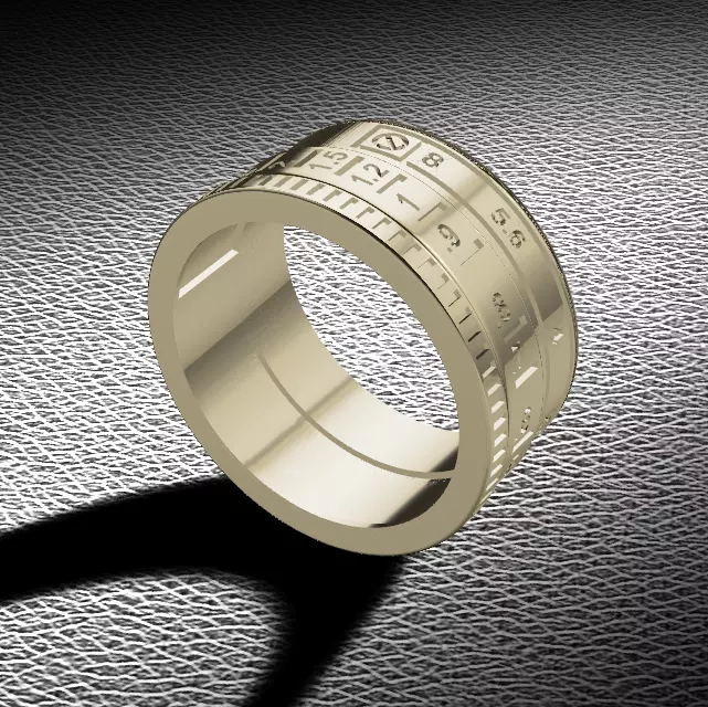 lenz ring 3D print model_0