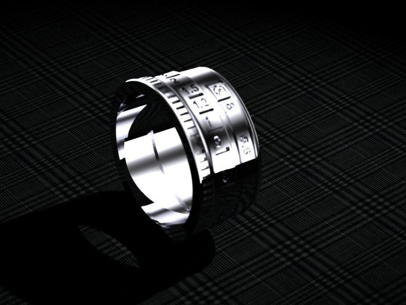 lenz ring 3D print model_9