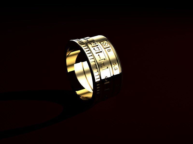 lenz ring 3D print model_11