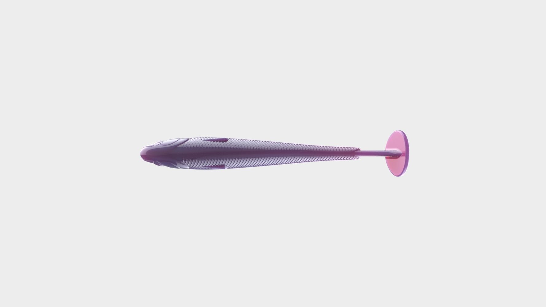 Soft fishing lure v11 3D print model_9