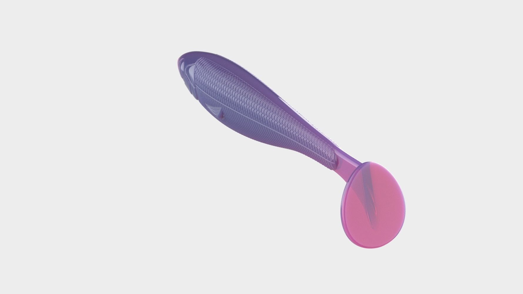 Soft fishing lure v11 3D print model_6