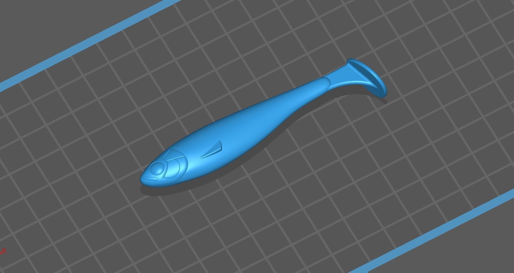 Soft fishing lure v11 3D print model_22