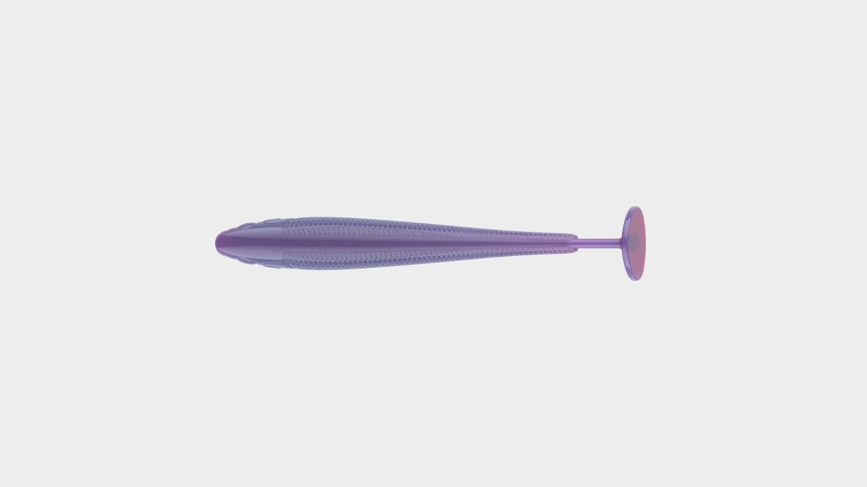 Soft fishing lure v11 3D print model_8