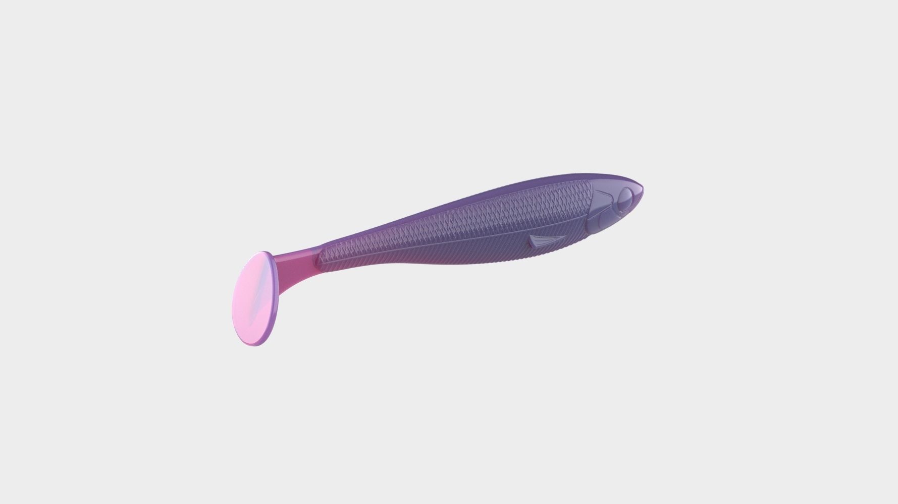 Soft fishing lure v11 3D print model_3
