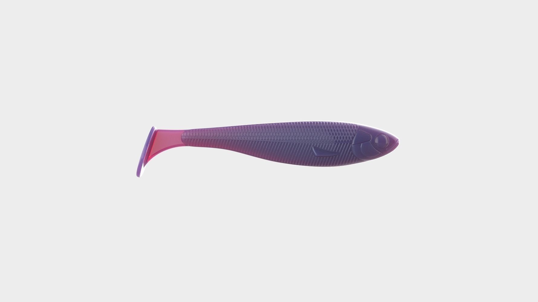 Soft fishing lure v11 3D print model_2