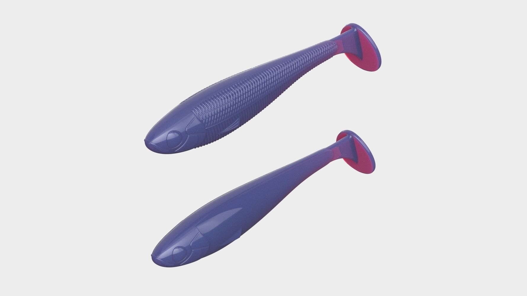 Soft fishing lure v11 3D print model_1