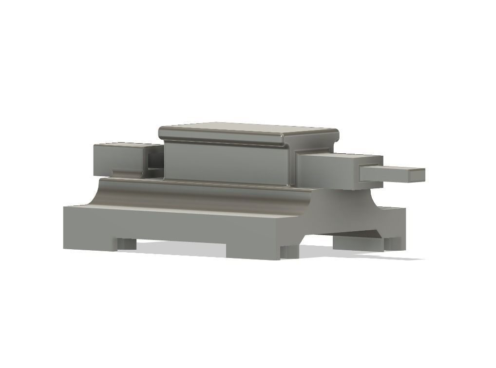 Model Railway Universal NEM 362 Height Checking Tool for OO HO 3D print model_3