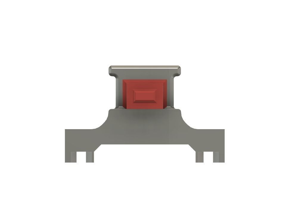 Model Railway Universal NEM 362 Height Checking Tool for OO HO 3D print model_6