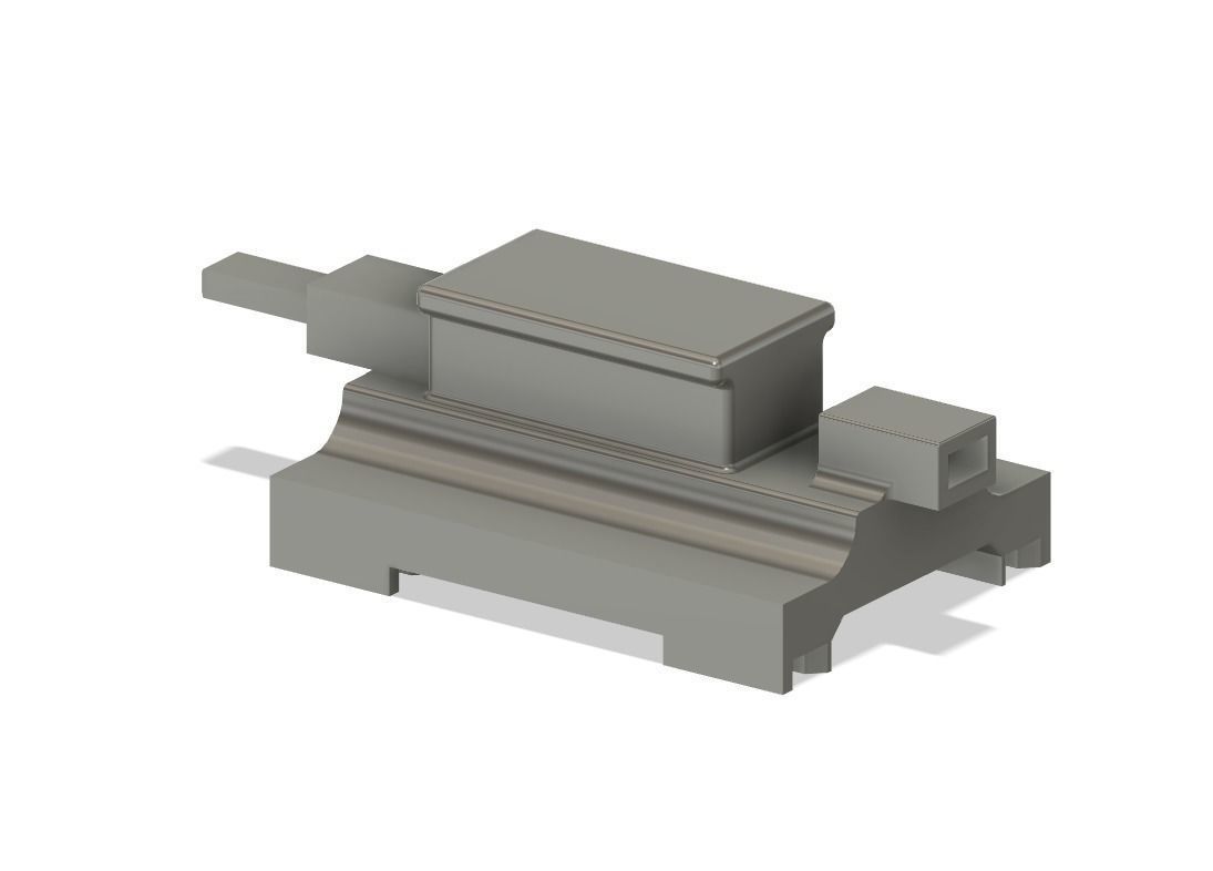 Model Railway Universal NEM 362 Height Checking Tool for OO HO 3D print model_2